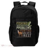 Fishing Solves Most Of My Problems Hunting Backpack thumb 0