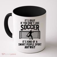 Funny Soccer Meme Smart People Sport  Coffee Mug thumb 0