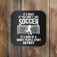 Funny Soccer Meme Smart People Sport  Coaster thumb 0
