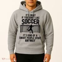 Funny Soccer Meme Smart People Sport  Hoodie thumb 2
