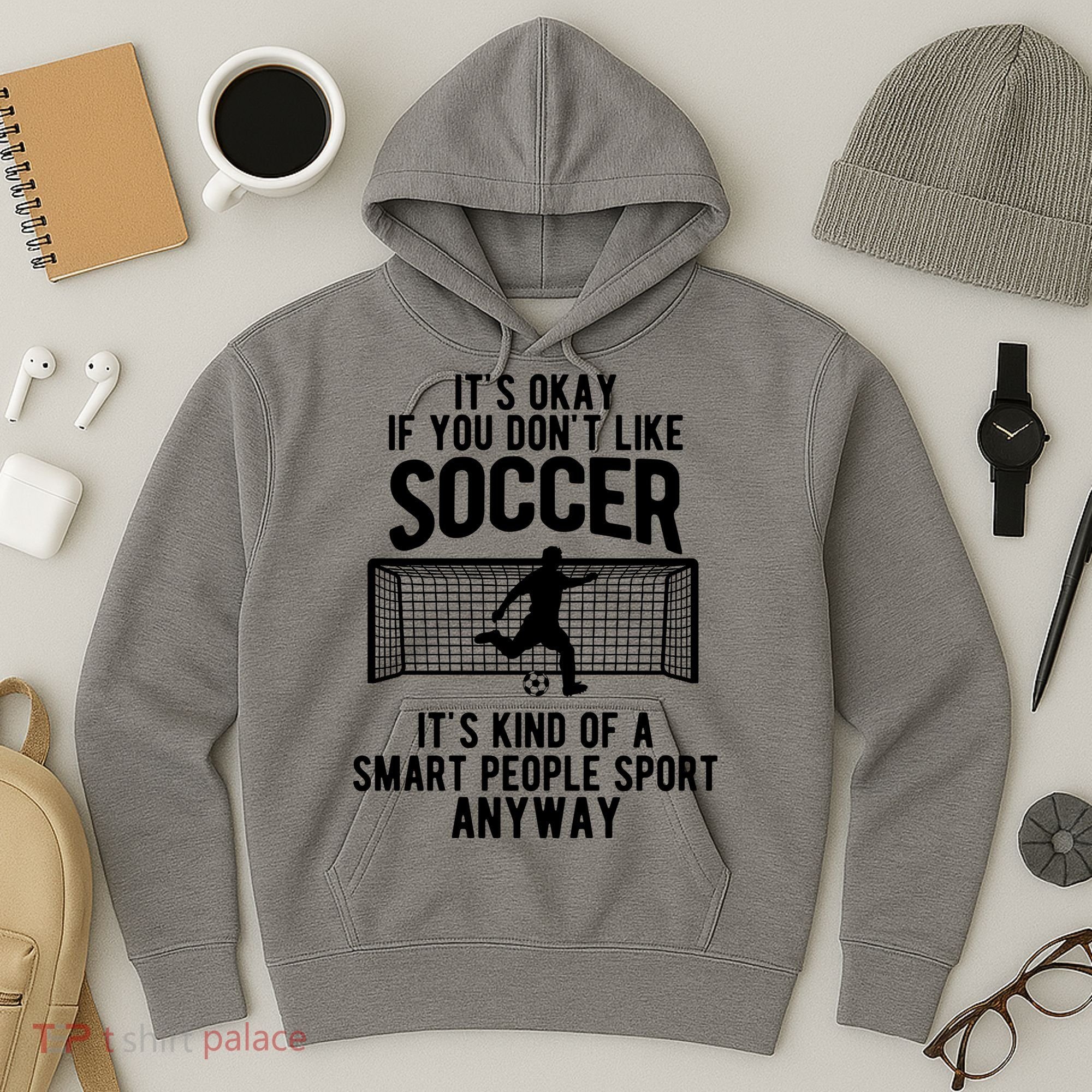 Funny Soccer Meme Smart People Sport  Hoodie
