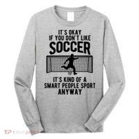 Funny Soccer Meme Smart People Sport  Long Sleeve Shirt thumb 0