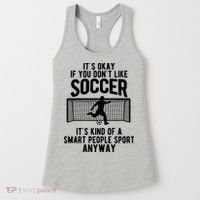 Funny Soccer Meme Smart People Sport  Women's Tank Top thumb 0