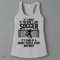 Funny Soccer Meme Smart People Sport  Women's Tank Top thumb 3