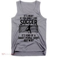 Funny Soccer Meme Smart People Sport  Tank Top thumb 0