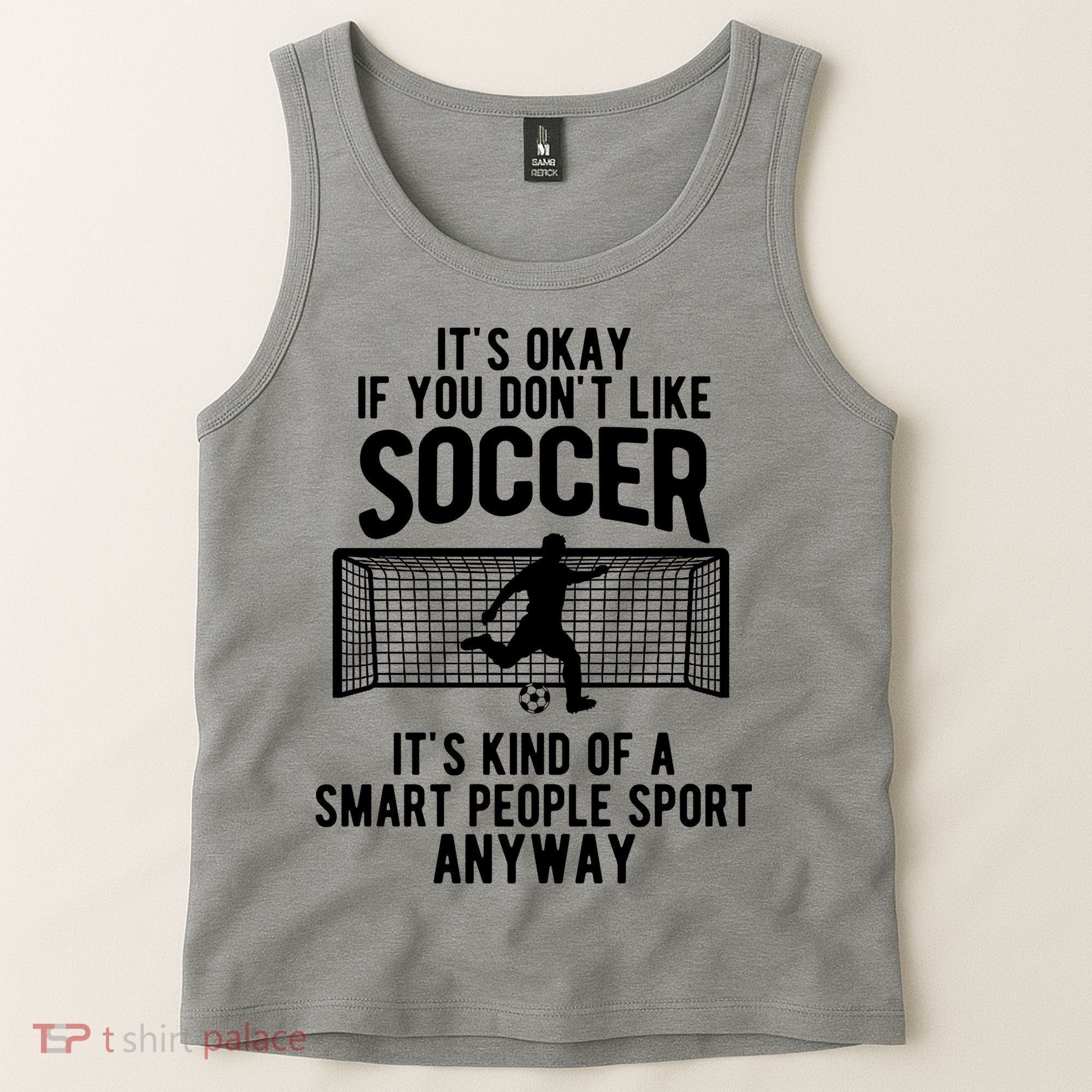 Funny Soccer Meme Smart People Sport  Tank Top