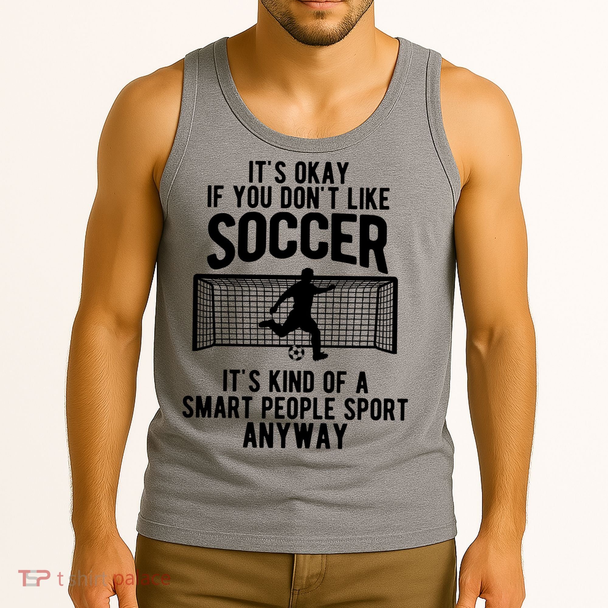 Funny Soccer Meme Smart People Sport  Tank Top