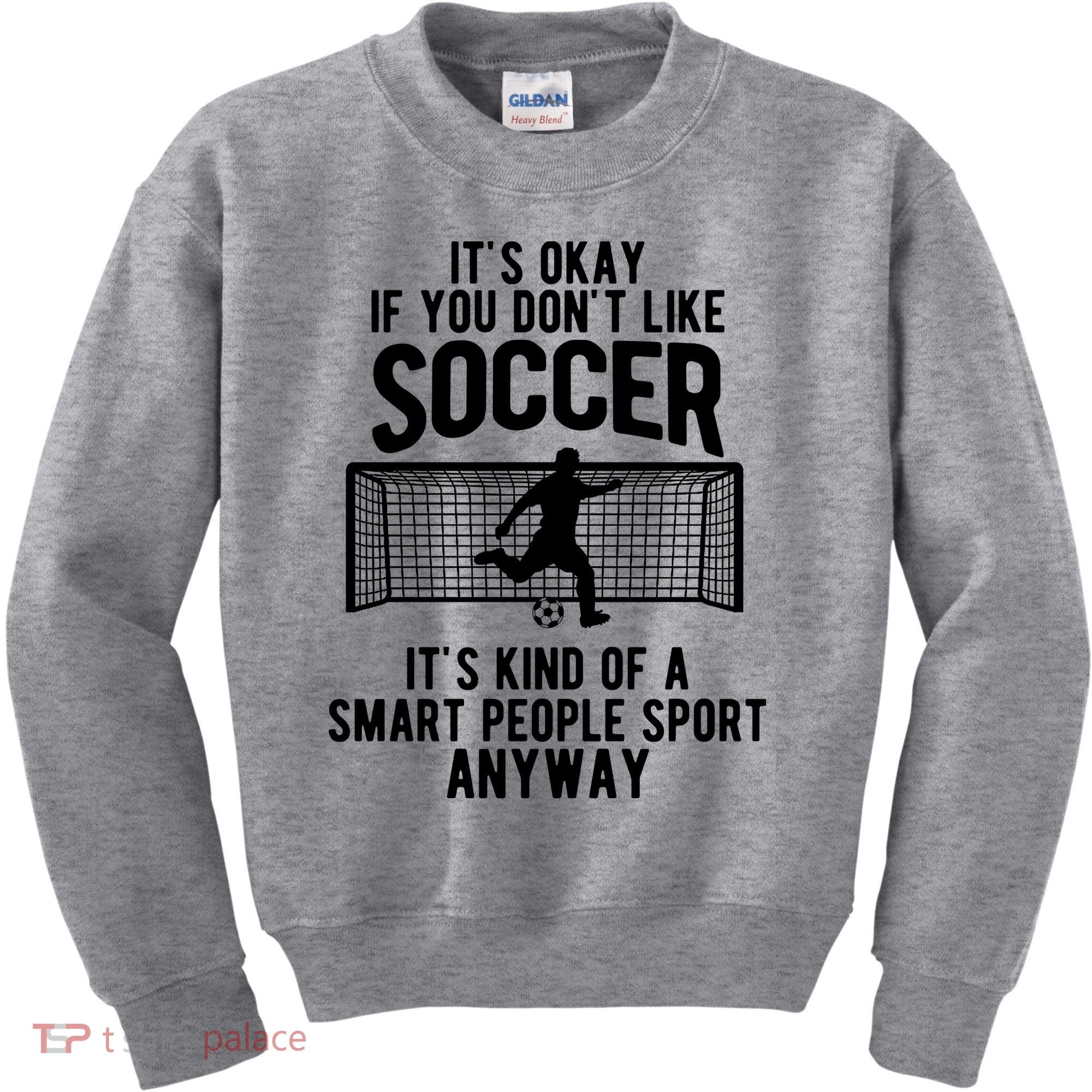 Funny Soccer Meme Smart People Sport  Kids Sweatshirt
