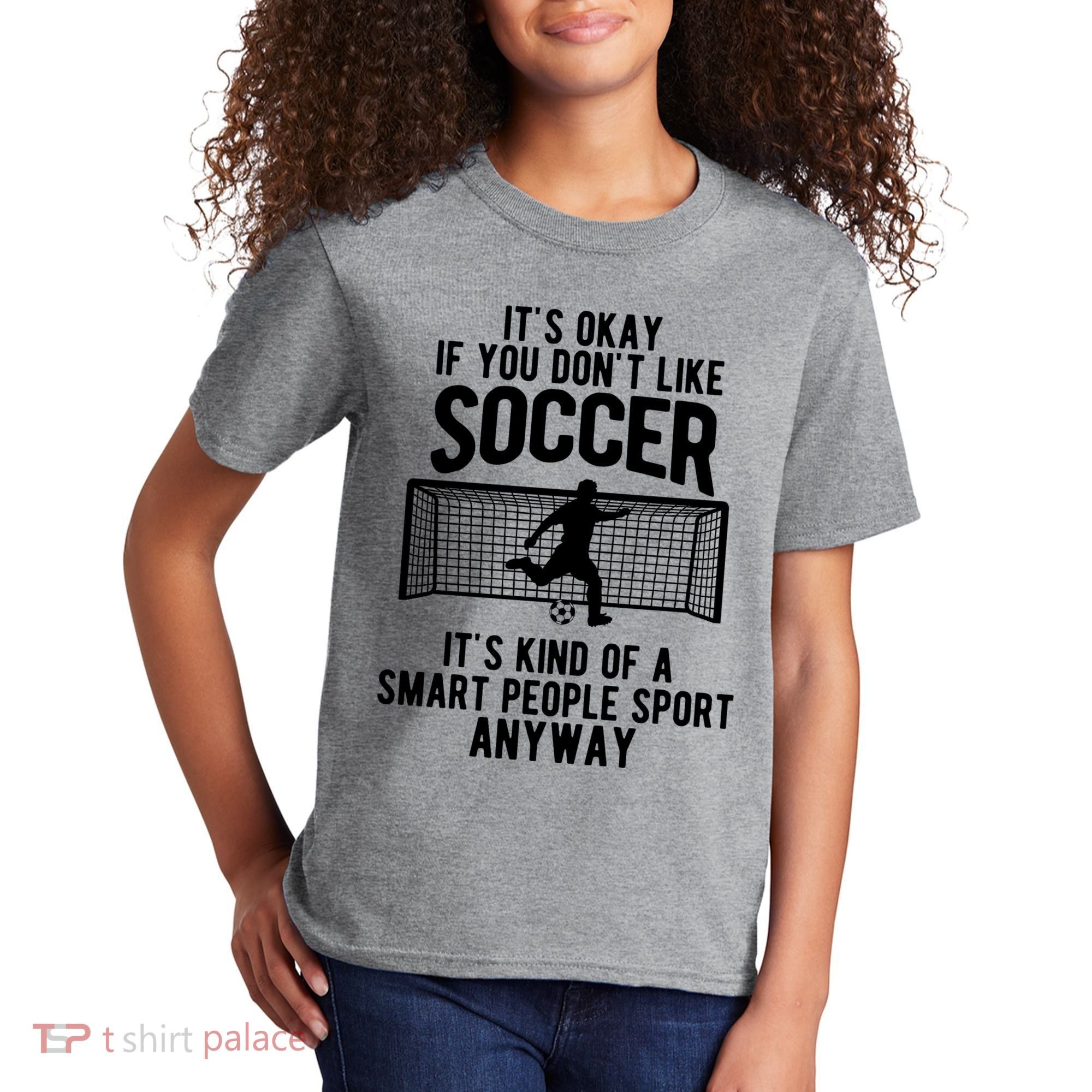 Funny Soccer Meme Smart People Sport  Kids T-Shirt