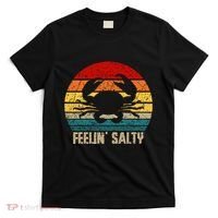 Feelin Salty Maryland Crab Sunset Graphic T-Shirt thumb 0