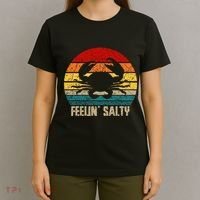 Feelin Salty Maryland Crab Sunset Graphic T-Shirt thumb 4