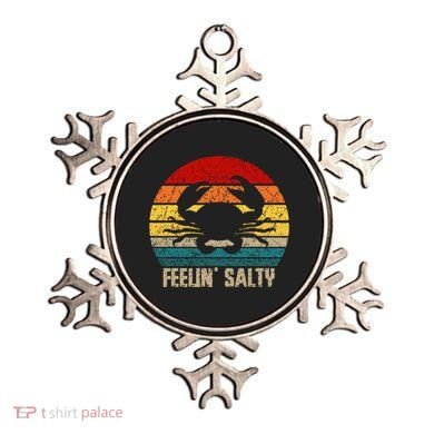 Feelin Salty Maryland Crab Sunset Graphic Ornament