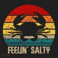 Feelin Salty Maryland Crab Sunset Graphic Hat thumb 2