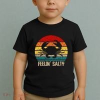 Feelin Salty Maryland Crab Sunset Graphic Toddler T-Shirt thumb 2