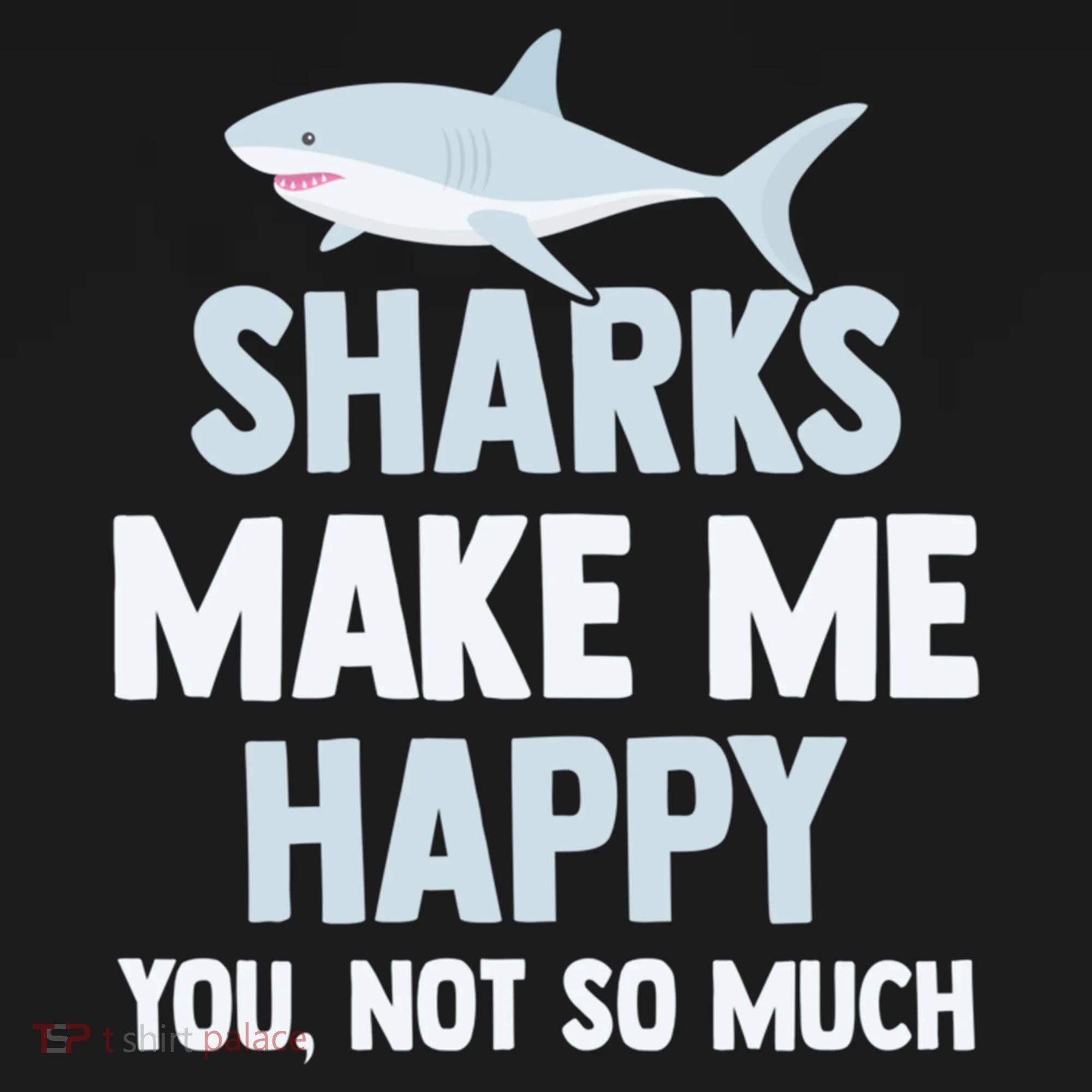 Funny Sharks Make Me Happy Baby Bodysuit