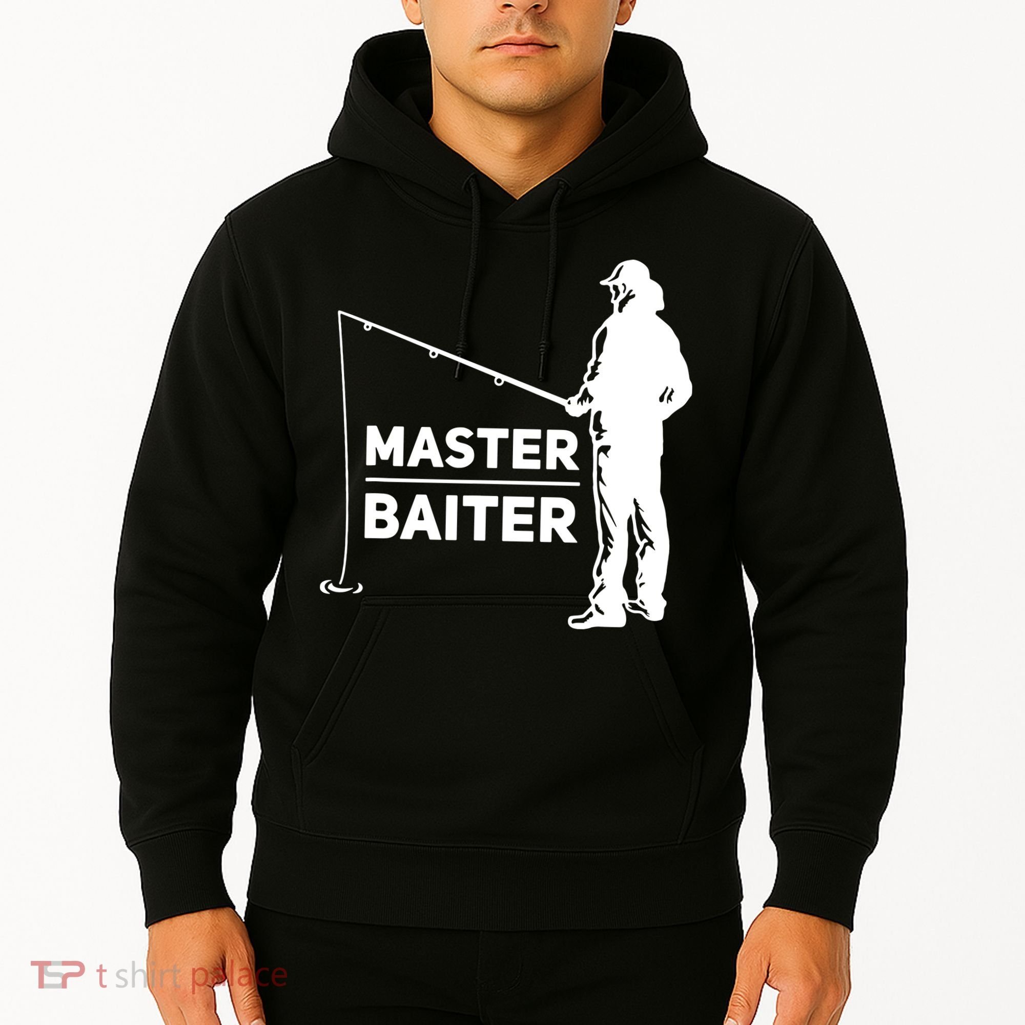 Funny Saying Master Baiter Fishing Fishermen Hoodie