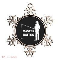 Funny Saying Master Baiter Fishing Fishermen Ornament thumb 0
