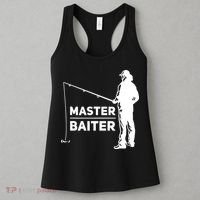 Funny Saying Master Baiter Fishing Fishermen Women's Tank Top thumb 3