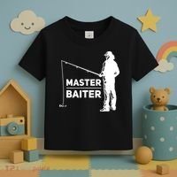 Funny Saying Master Baiter Fishing Fishermen Toddler T-Shirt thumb 3