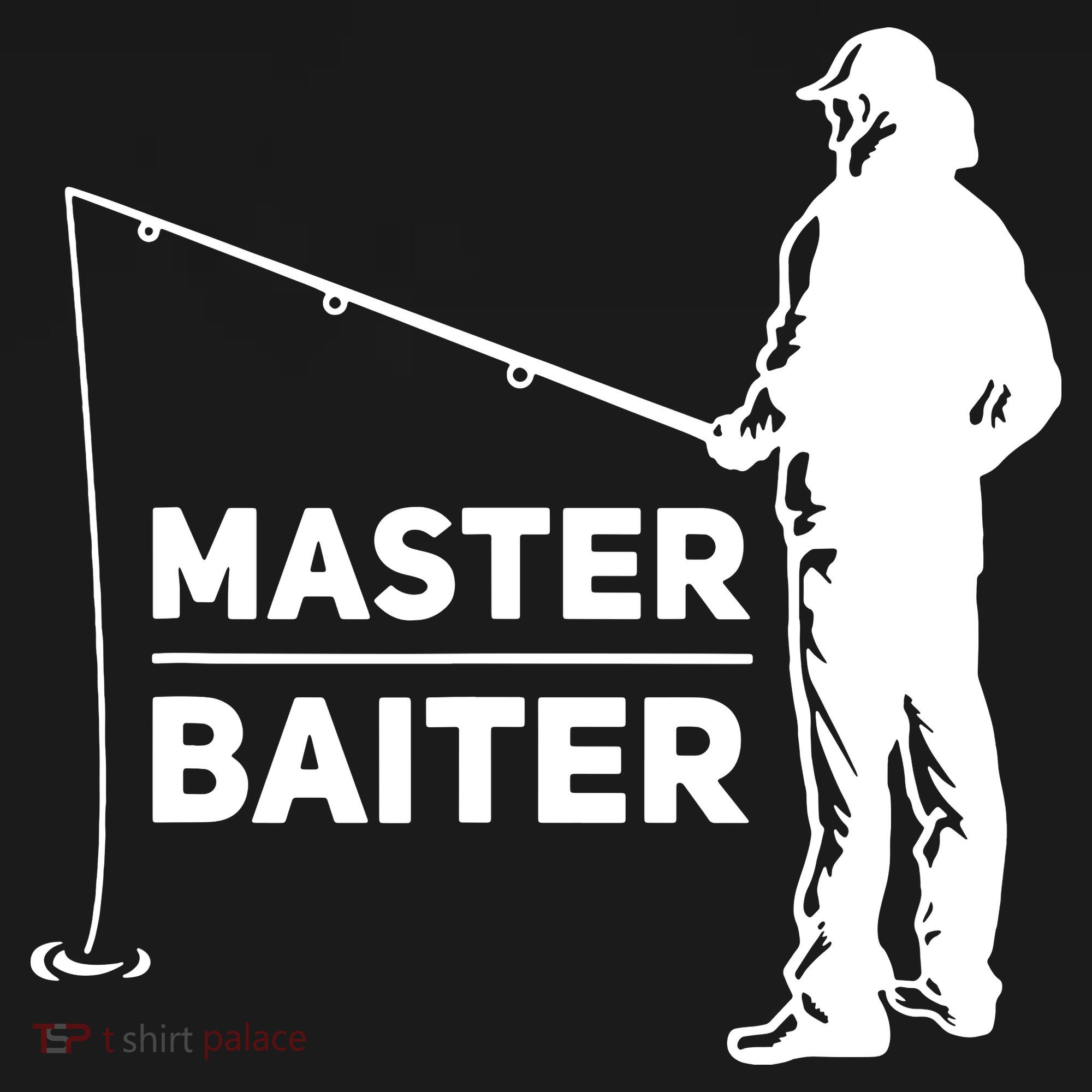 Funny Saying Master Baiter Fishing Fishermen Kids Sweatshirt