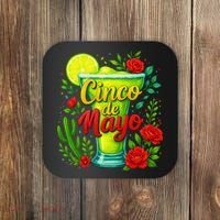 Feelin Salty Margarita Cinco De Mayo Vibes For Mexican Coaster thumb 0