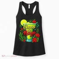Feelin Salty Margarita Cinco De Mayo Vibes For Mexican Women's Tank Top thumb 0