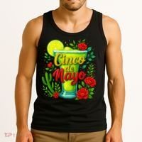 Feelin Salty Margarita Cinco De Mayo Vibes For Mexican Tank Top thumb 3