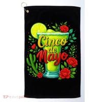 Feelin Salty Margarita Cinco De Mayo Vibes For Mexican Golf Towel thumb 0