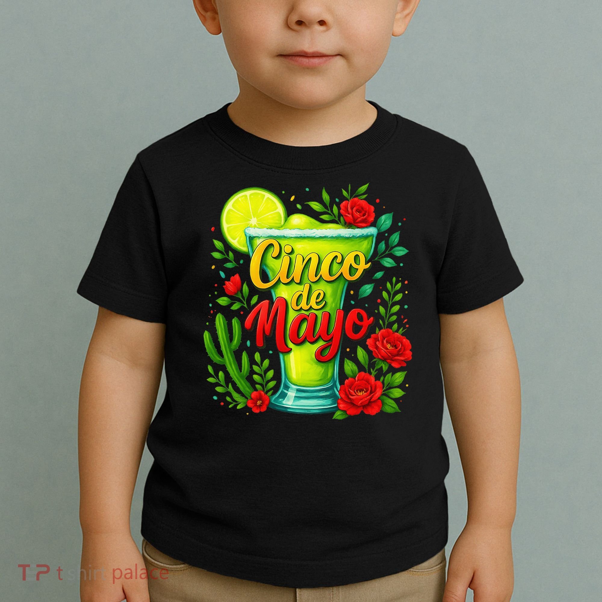 Feelin Salty Margarita Cinco De Mayo Vibes For Mexican Toddler T-Shirt