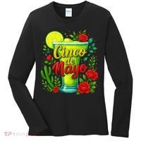 Feelin Salty Margarita Cinco De Mayo Vibes For Mexican Women's Long Sleeve Shirt thumb 0