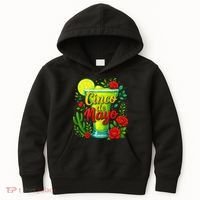 Feelin Salty Margarita Cinco De Mayo Vibes For Mexican Kids Hoodie thumb 0