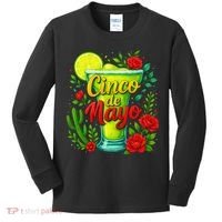 Feelin Salty Margarita Cinco De Mayo Vibes For Mexican Kids Long Sleeve Shirt thumb 0