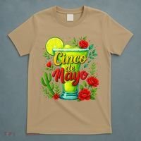 Feelin Salty Margarita Cinco De Mayo Vibes For Mexican T-Shirt thumb 5