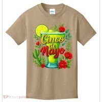 Feelin Salty Margarita Cinco De Mayo Vibes For Mexican Kids T-Shirt thumb 0