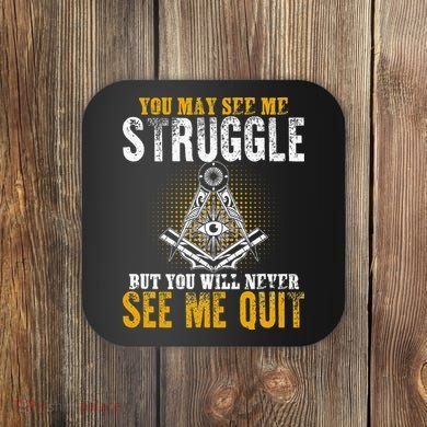 Freemason Sayings Masonry Freemasonry Masonic Freemason Coaster