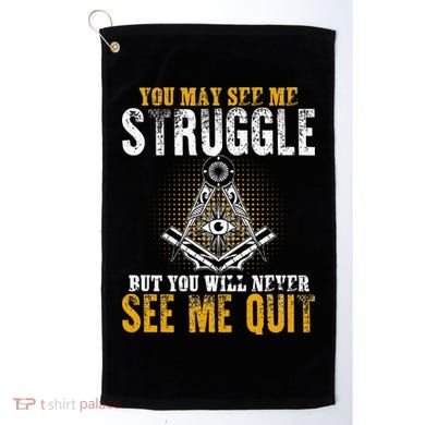 Freemason Sayings Masonry Freemasonry Masonic Freemason Golf Towel