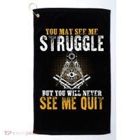 Freemason Sayings Masonry Freemasonry Masonic Freemason Golf Towel thumb 0