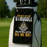 Freemason Sayings Masonry Freemasonry Masonic Freemason Golf Towel thumb 2