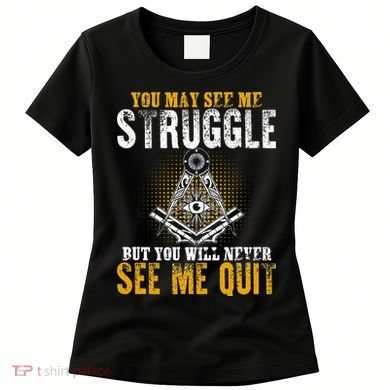 Freemason Sayings Masonry Freemasonry Masonic Freemason Women's T-Shirt