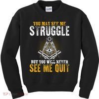 Freemason Sayings Masonry Freemasonry Masonic Freemason Kids Sweatshirt thumb 0