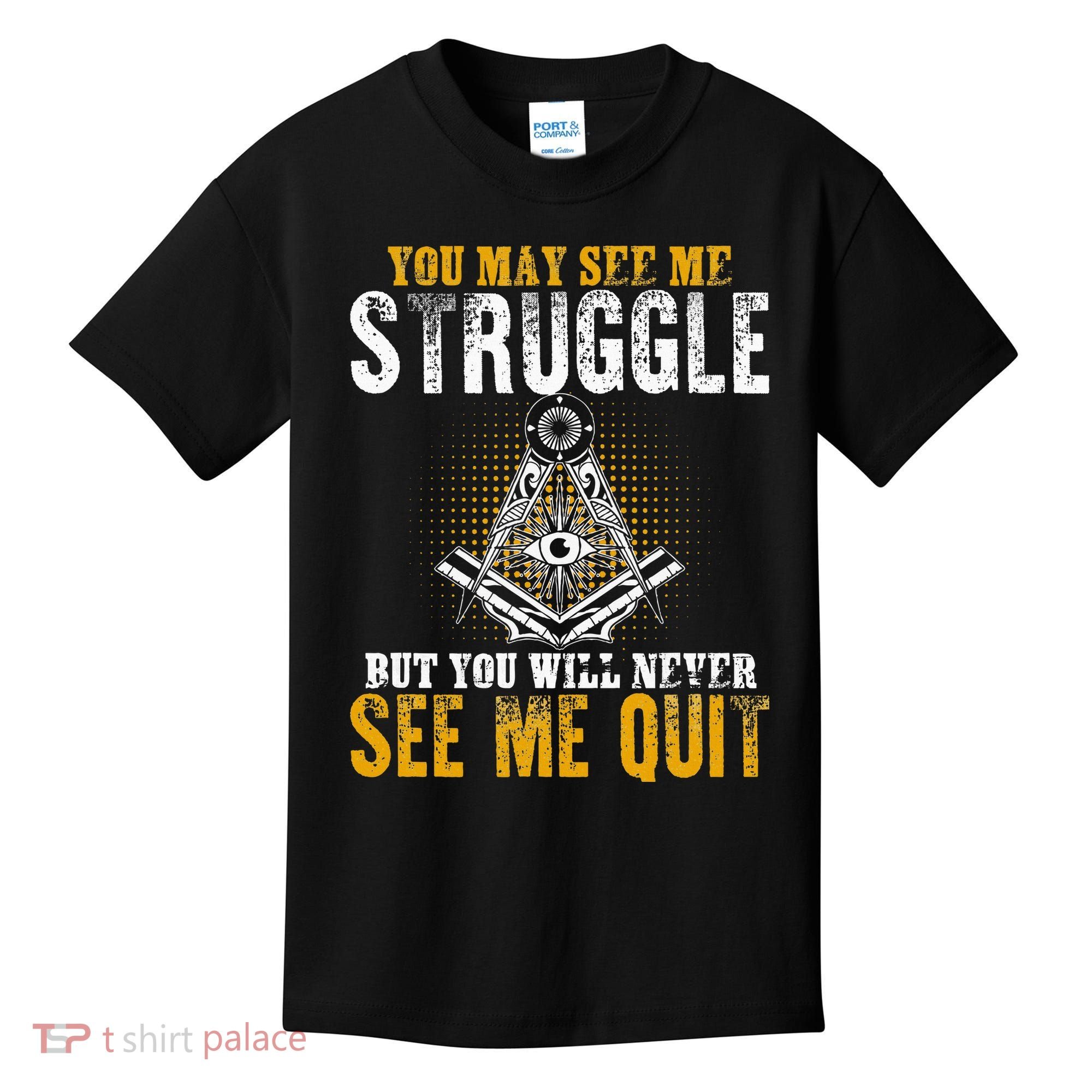 Freemason Sayings Masonry Freemasonry Masonic Freemason Kids T-Shirt