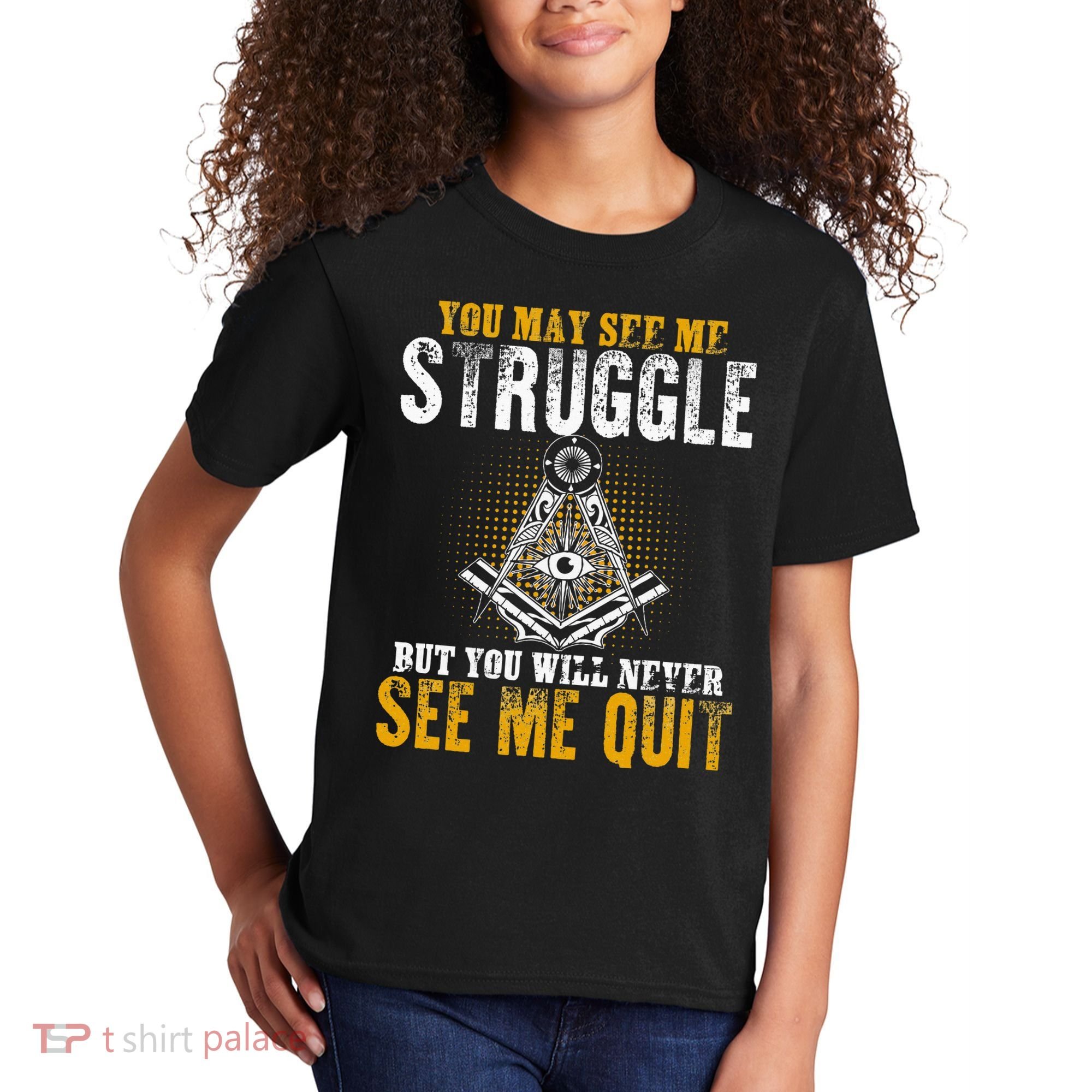 Freemason Sayings Masonry Freemasonry Masonic Freemason Kids T-Shirt
