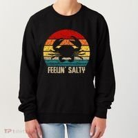 Feelin Salty Maryland Crab Sunset Graphic Women's Sweatshirt thumb 0