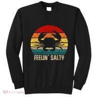 Feelin Salty Maryland Crab Sunset Graphic Sweatshirt thumb 0