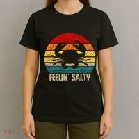 Feelin Salty Maryland Crab Sunset Graphic T-Shirt thumb 4