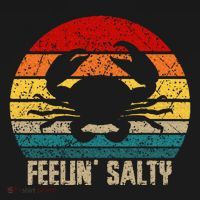 Feelin Salty Maryland Crab Sunset Graphic Women's Hoodie thumb 2