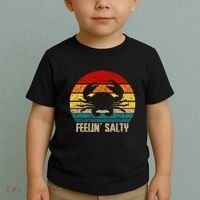 Feelin Salty Maryland Crab Sunset Graphic Toddler T-Shirt thumb 2