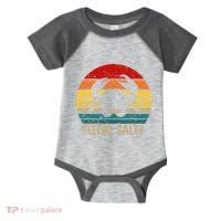 Feelin Salty Maryland Crab Sunset Graphic Infant Baby Jersey Bodysuit thumb 0