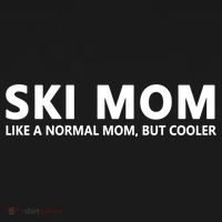 Funny Skiing Mother Ski Mom Gift Backpack thumb 2
