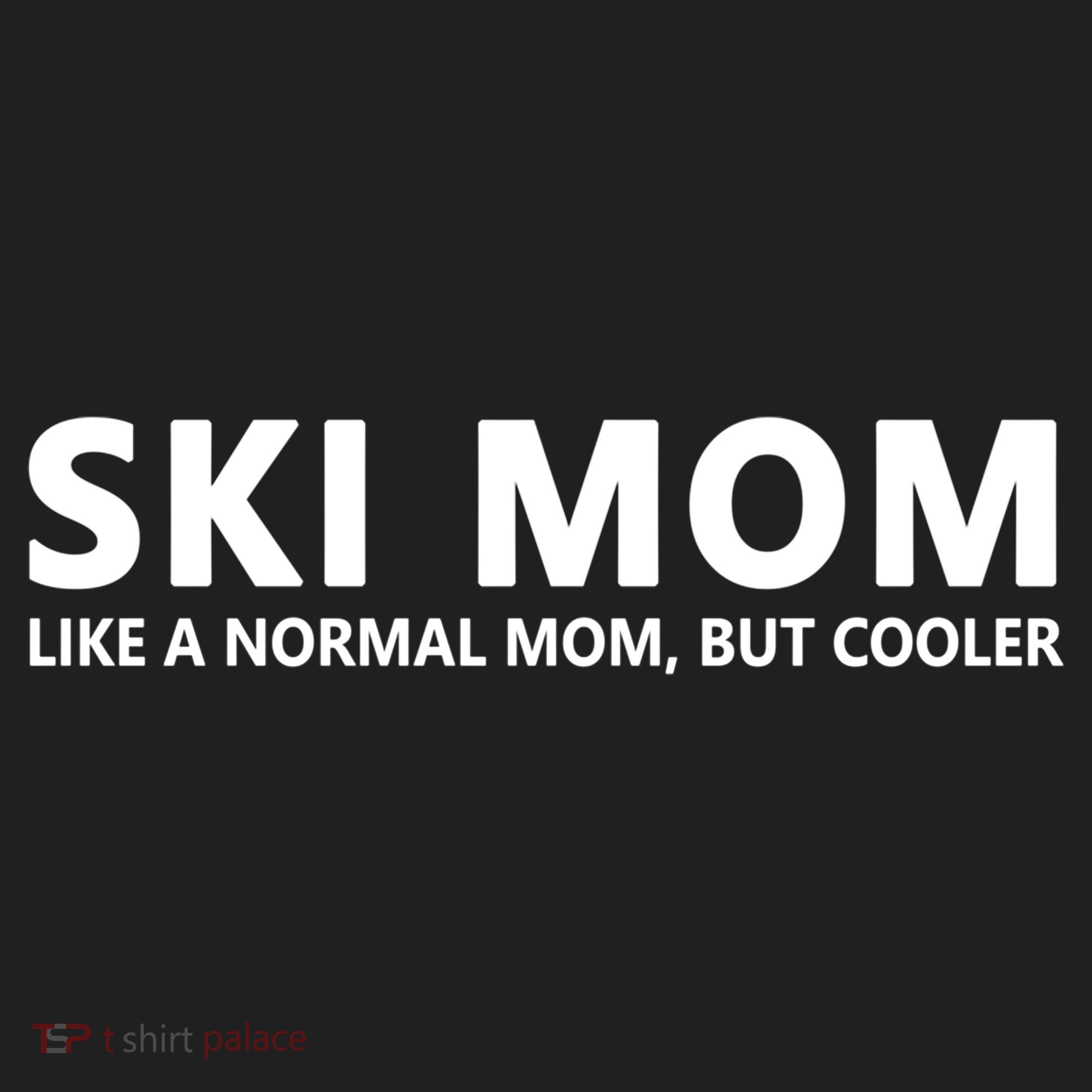 Funny Skiing Mother Ski Mom Gift Beanie